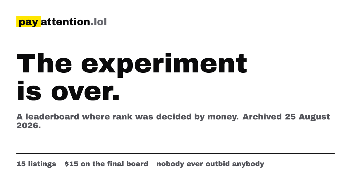 payattention.lol Open Graph preview